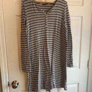 American Eagle XXL Cozy Henley Sleepshirt - sweater material